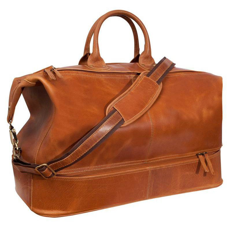 Fendrihan Arizona Buffed Waxed Leather Travel Bag
