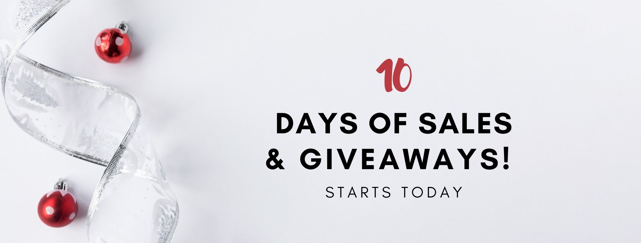 10 Days of Sales & Giveaways ?