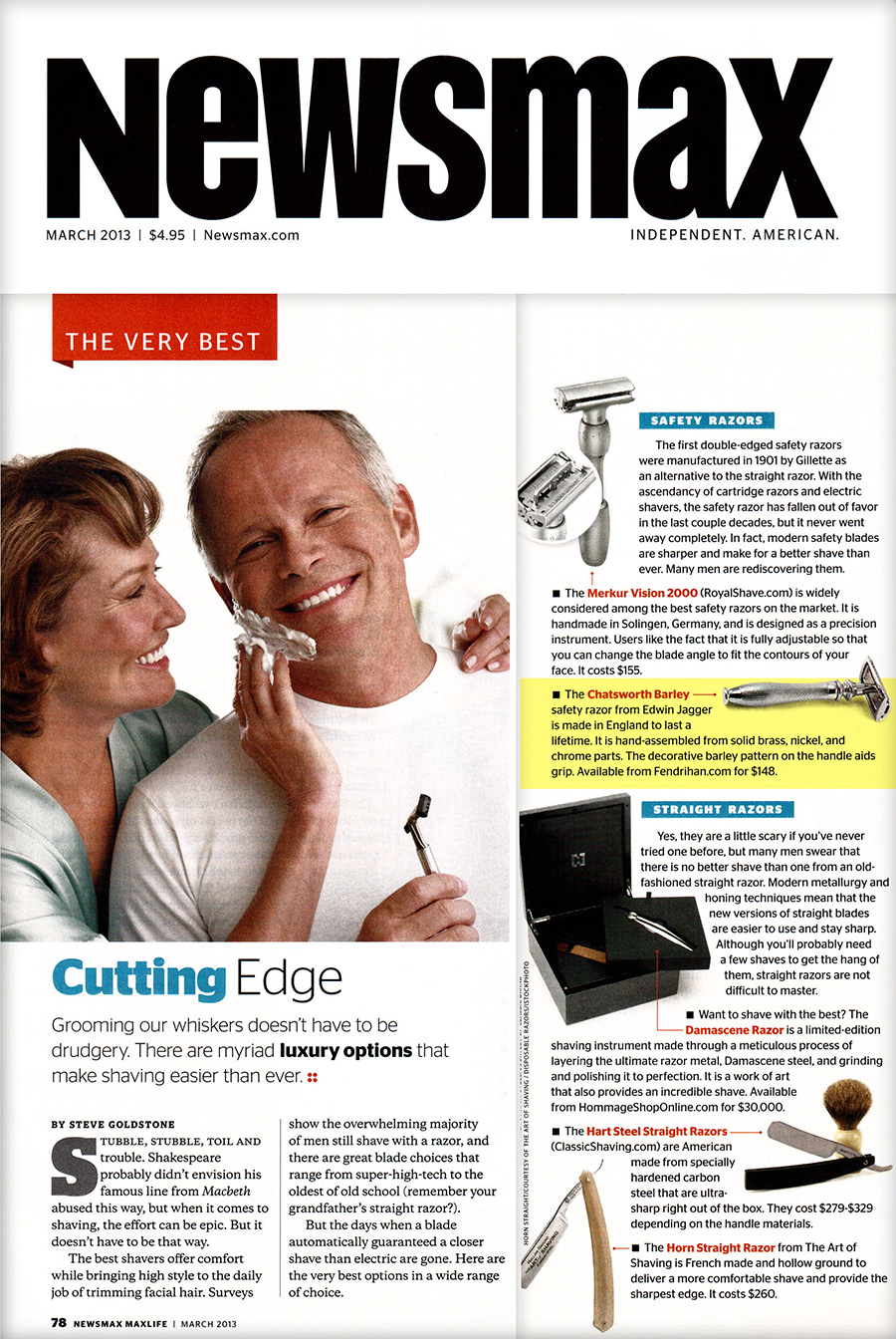 The Very Best Men’s Shavers Featured in NewsMax Magazine