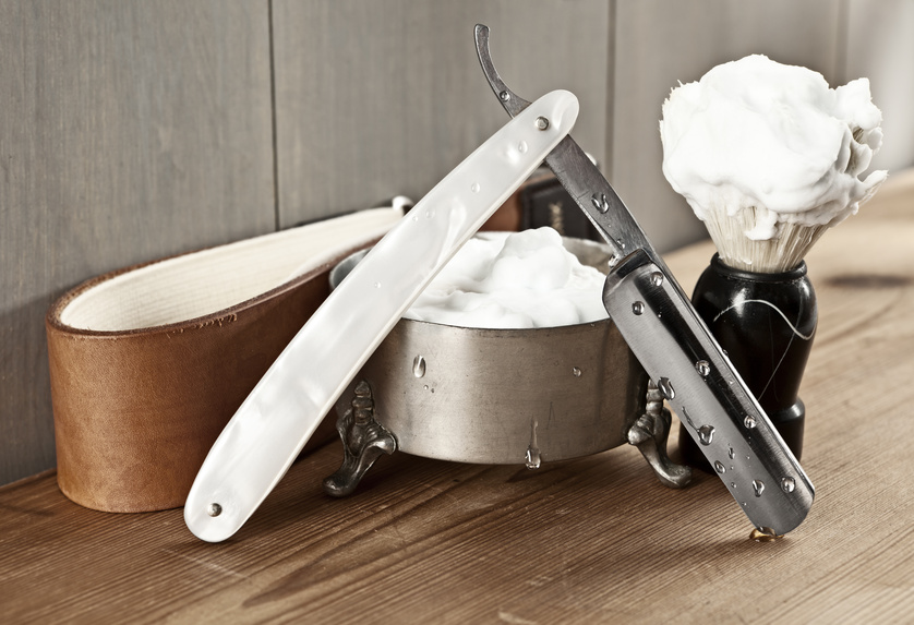 Vintage shaving kit