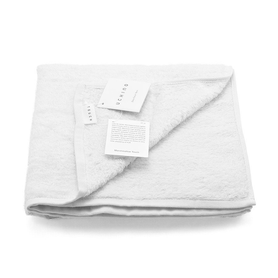 Uchino Marshmallow Plus Soft Touch White Cotton Hand Towel - $35 - Fendrihan.com