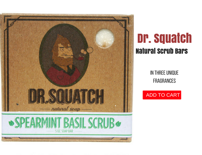 DR. SQUATCH SOAP CO. NATURAL SCRUB BAR