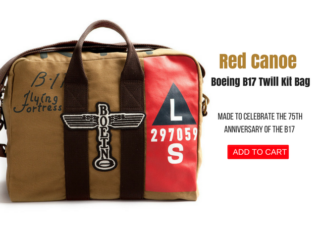 RED CANOE BOEING B17 TWILL KIT BAG